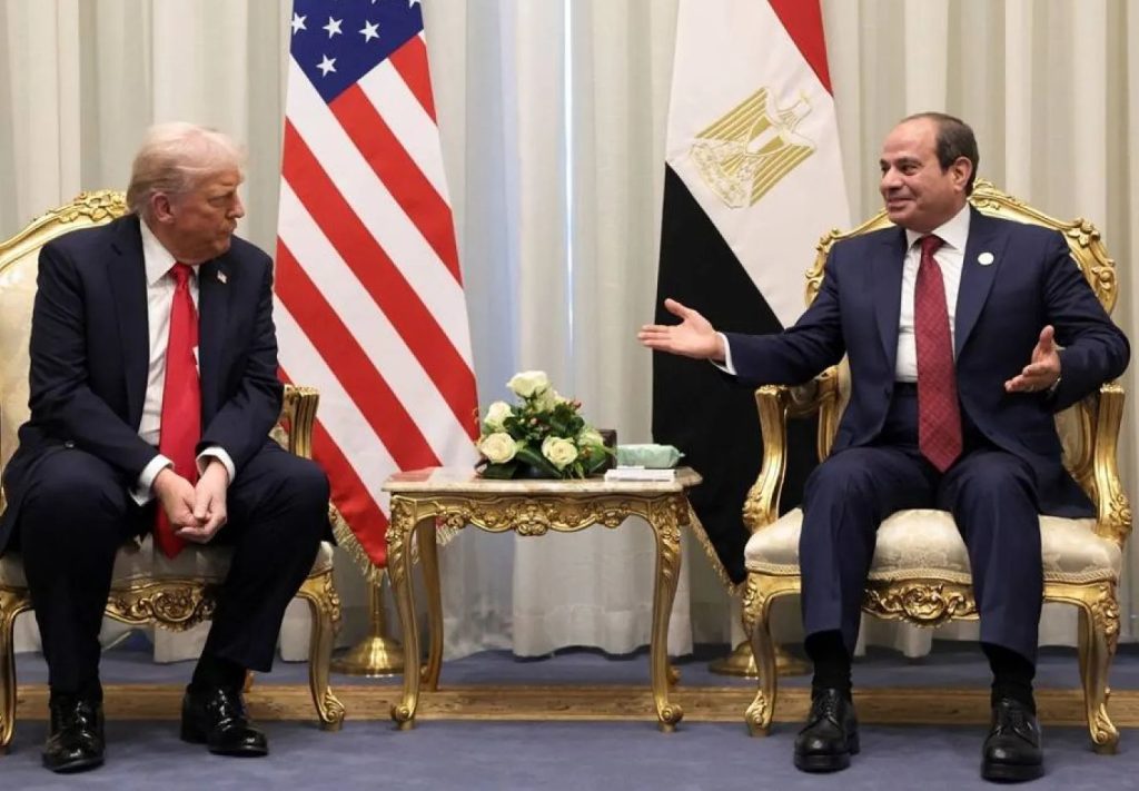 Egyptian President Abdel Fattah al-Sisi Begs Trump to Stop Escalating Middle East War 1 Egyptian President Abdel Fattah al-Sisi and Donald Trump