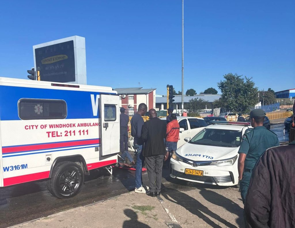 Pedestrian was stuck by a car at Independence Avenue in Windhoek 1 1000638683
