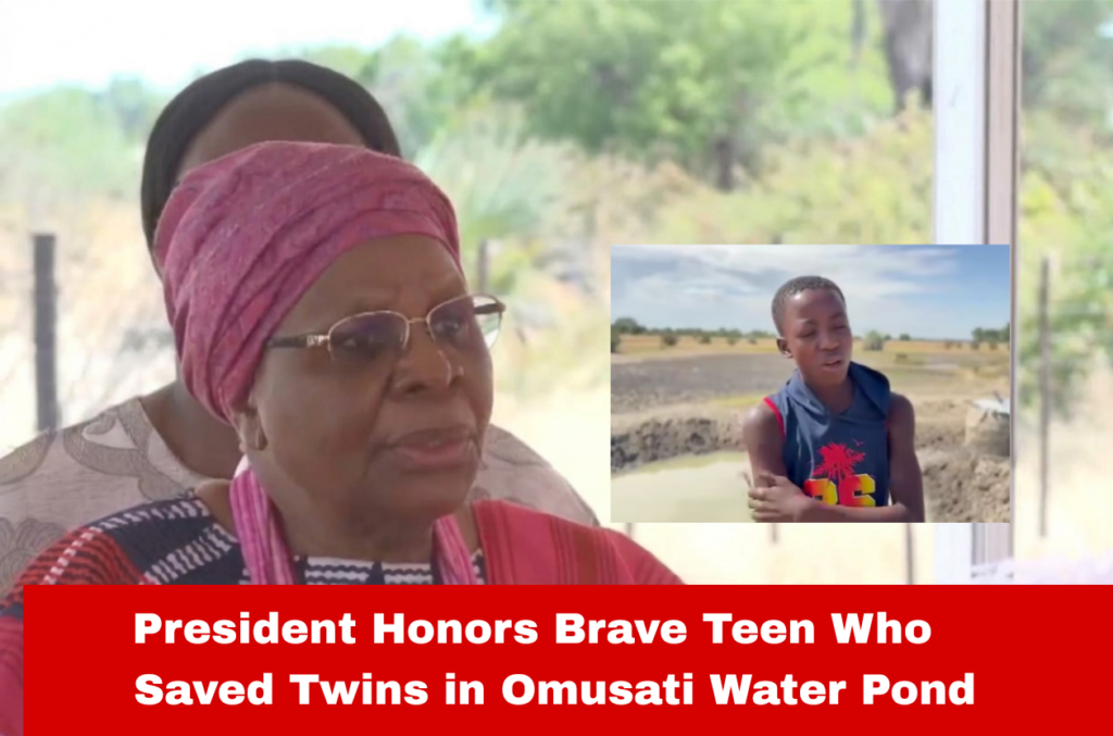 President Honors Brave Teen Who Saved Twins in Omusati Water Pond 1 1001004664