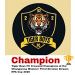 Tiger Boys FC win NFA Cup 2026