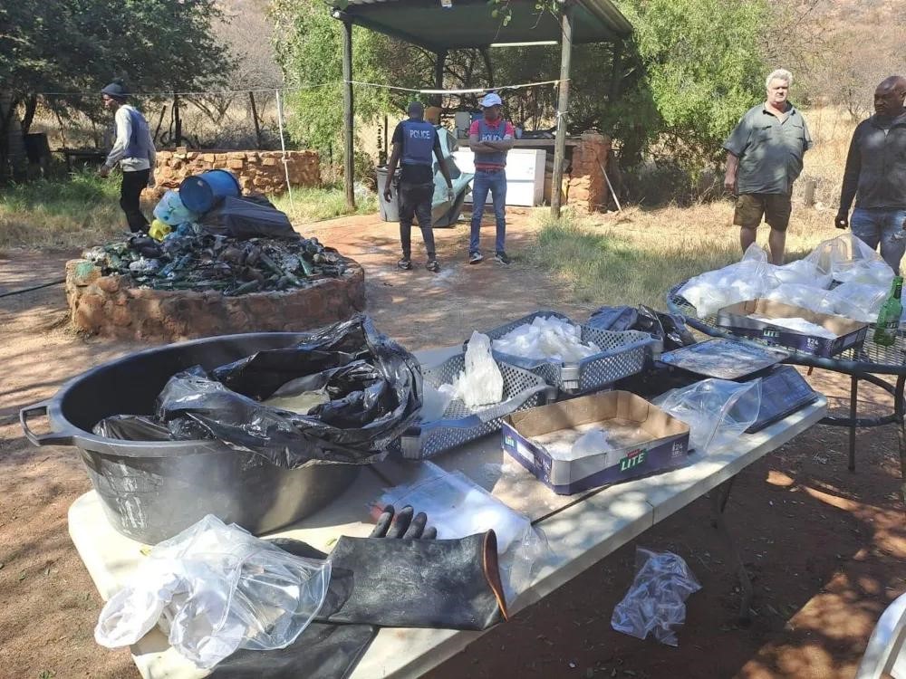 South African Police Bust Suspected Multimillion-Rand Drug Lab 1 Photo contributed