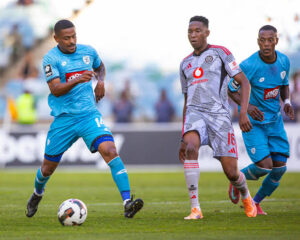 Joslin Kamatuka against Orlando Pirate | Picture Contributed