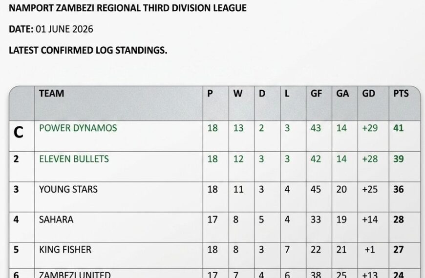 King Fisher FC Hope for Zambezi United FC Defeat to Remain in the Top Five