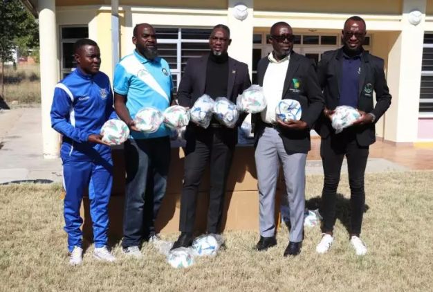 The Updated World 15 FIFA-CAF Programme Donates 250 Footballs to Oshana Schools
