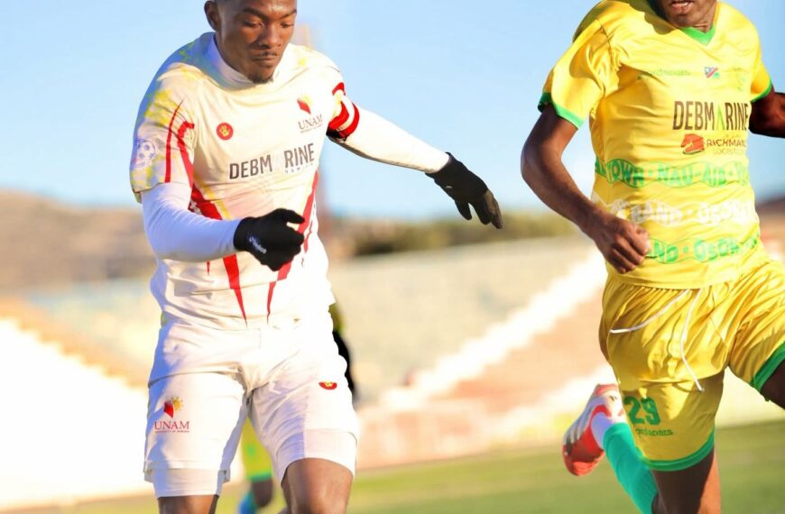 The Updated World 1 UNAM FC Likely to Face KK Palace FC Without Captain Paulus Amutenya in NFA Cup Final