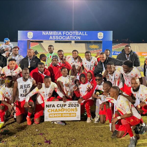 Unam FC after winning NFA Cup 2026