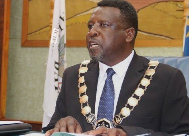 Mayor of Walvis bay Johannes Shimbilinga 