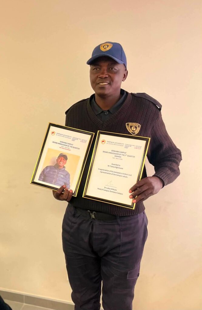 Tobias Nghimane Security Officer﻿