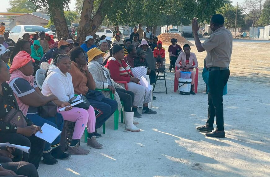Okongo Village Council Engages Informal Traders on Relocation Progress