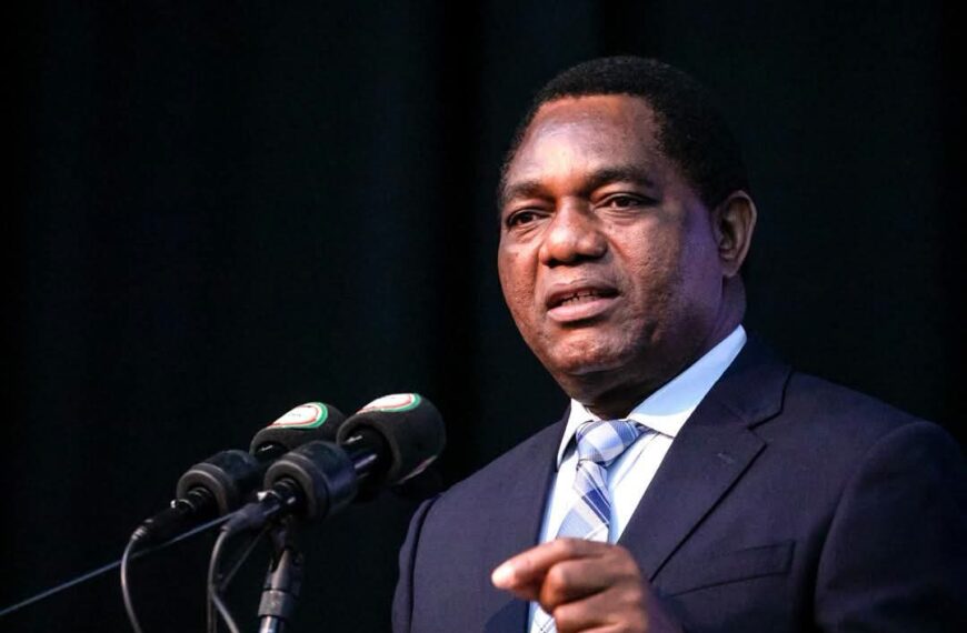 Hichilema Condemns Political Violence Ahead of Zambia’s Elections