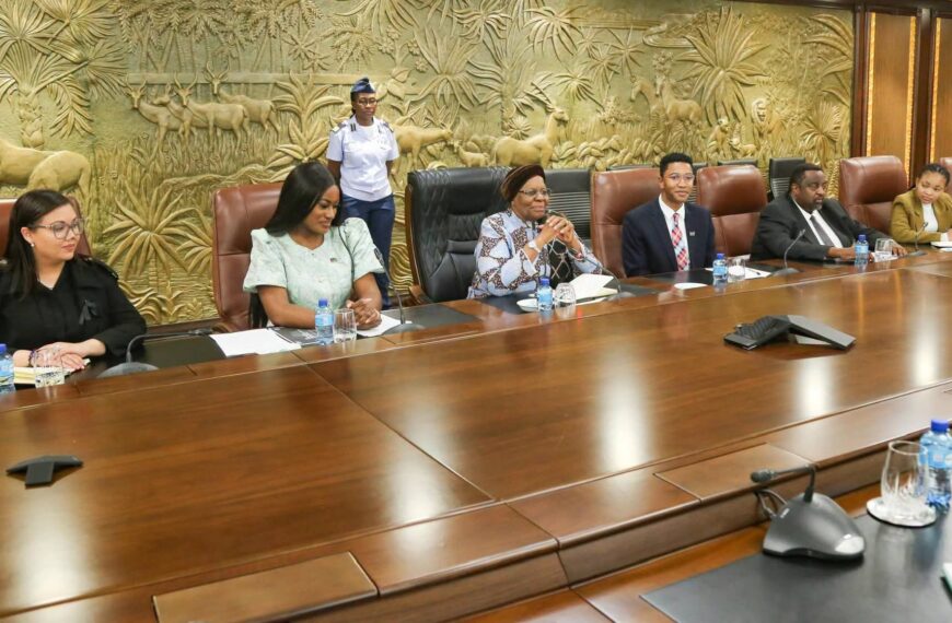 President Nandi-Ndaitwah Receives WHO Director-General at State House