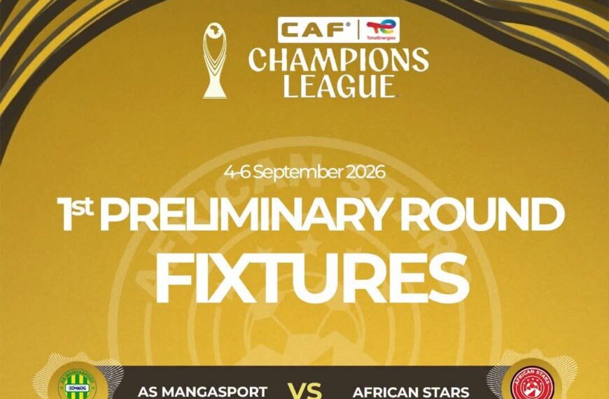 African Stars Face Gabon’s AS Mangasport, UNAM Meet Angola’s Kabuscorp