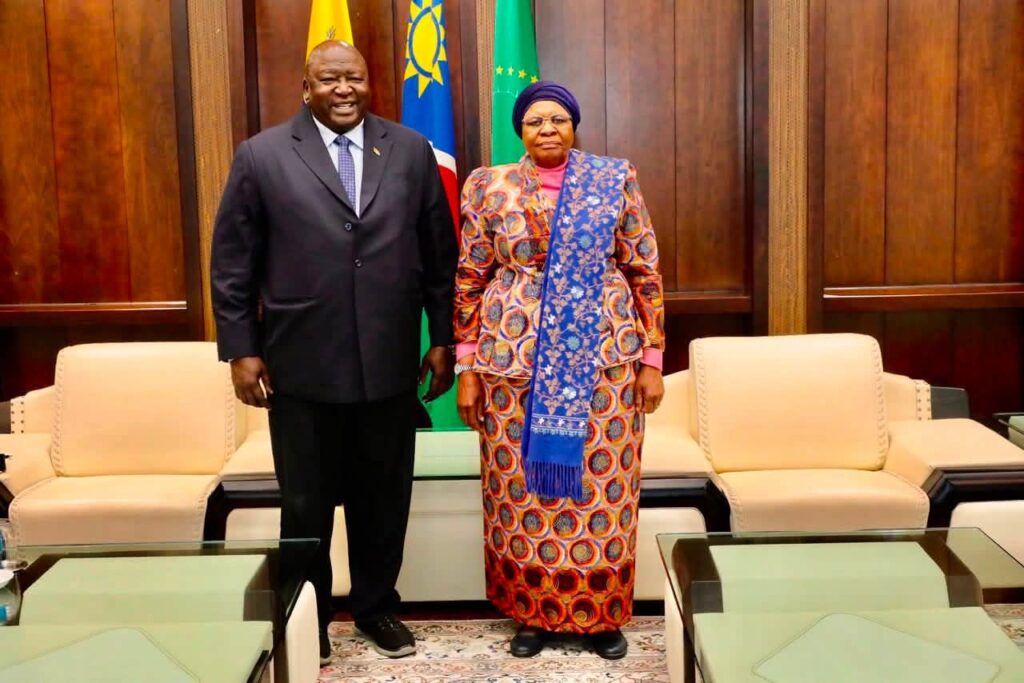 Namibia, Uganda explore new investment opportunities 1 President Netumbo Nandi-Ndaitwah and a Ugandan delegation led by former State Minister for Foreign Affairs, Hon. Henry Okello Oryem
