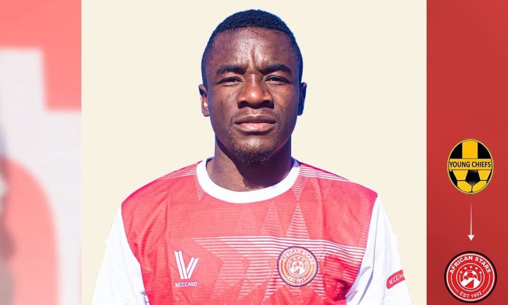 African Stars FC Sign Patrick Kudumo from Young Chiefs 1 Patrick Kudumo