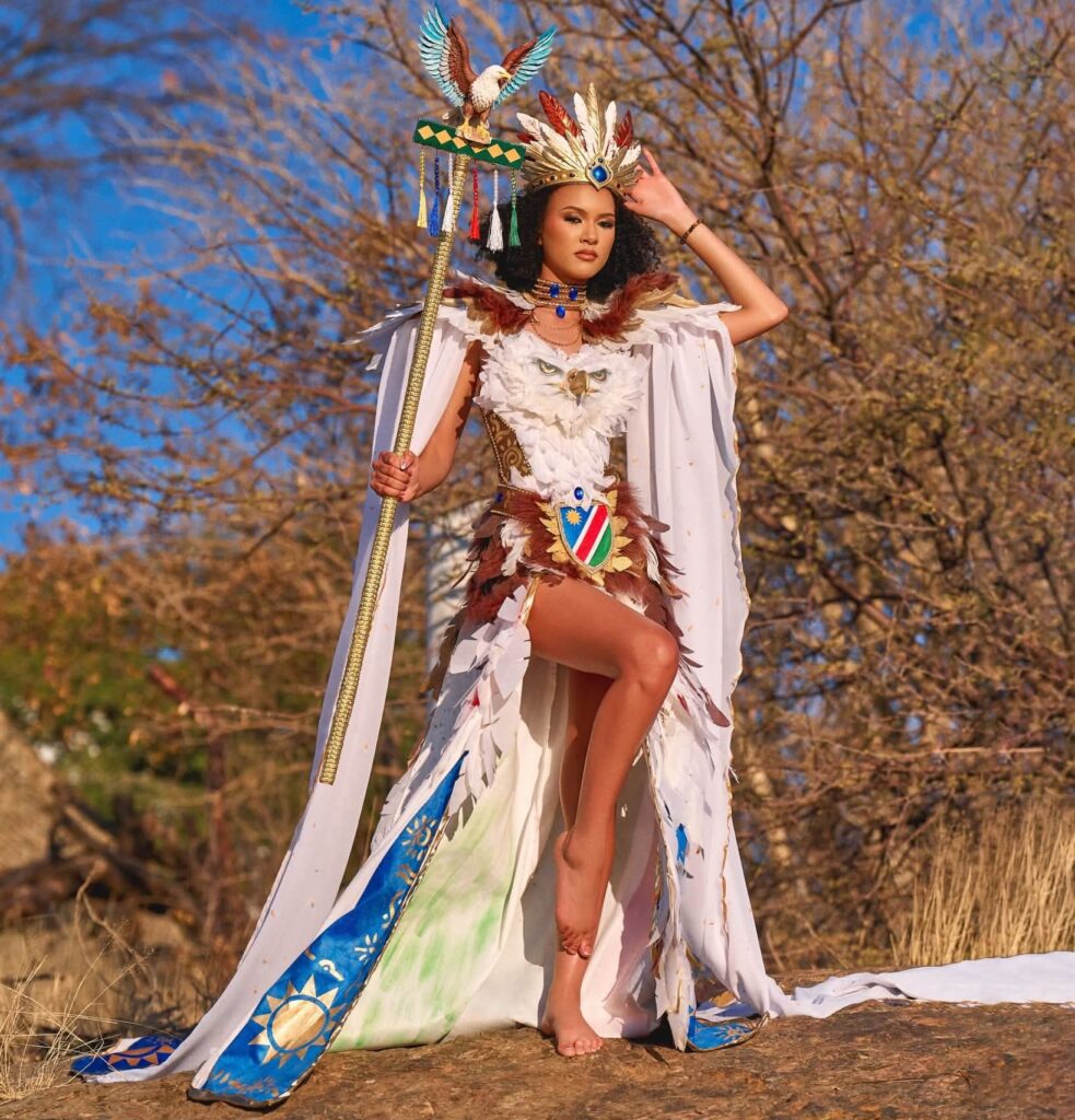 Miss Teen International Namibia 2026 Showcases Namibian Pride in Eagle-Inspired National Costume 9 Chantel Boeren