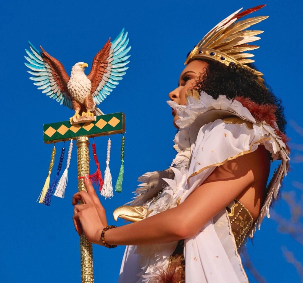 Miss Teen International Namibia 2026 Showcases Namibian Pride in Eagle-Inspired National Costume 8 Chantel Boeren