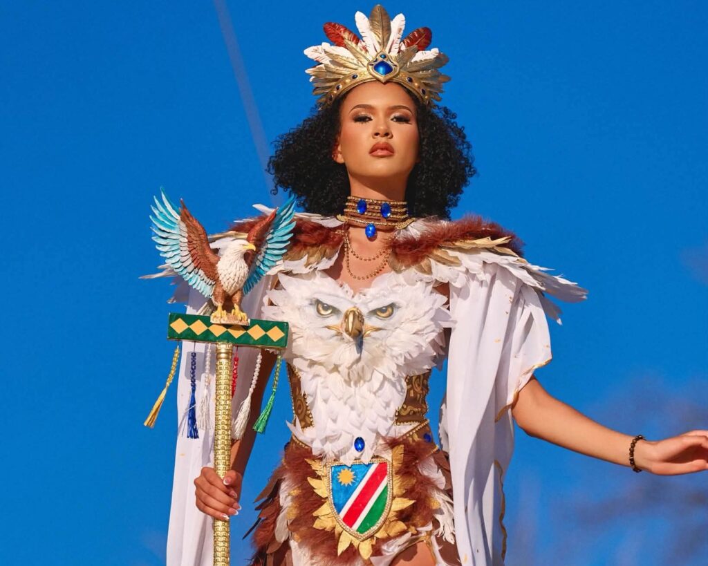 Miss Teen International Namibia 2026 Showcases Namibian Pride in Eagle-Inspired National Costume 7 Chantel Boeren