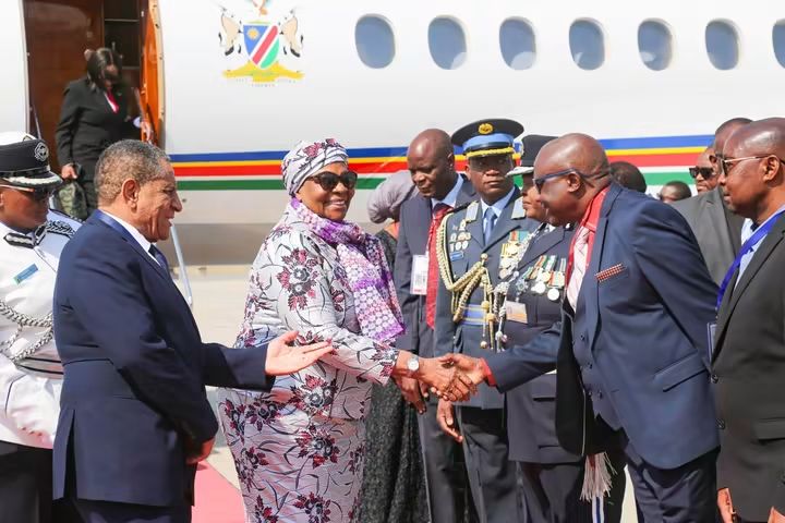 Nandi-Ndaitwah Arrives in Lusaka for Hichilema’s Inauguration 7 Namibian president Her Excellency Dr Netumbo Nandi-Ndaitwah