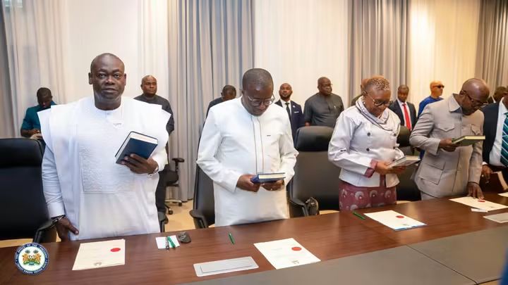 Sierra Leone Swears In Five New Government Officials 7 Picture Contributed