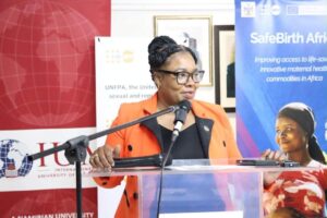 Deputy Minister of Health and Social Services, Hambelela Suzan Ndjaleka