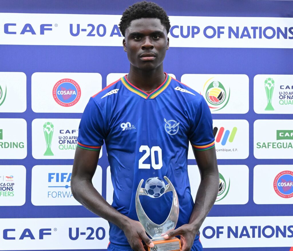Namibia Advance Into COSAFA U20 Knockout Stage After Mozambique Win 4 Onesmus Timotheus