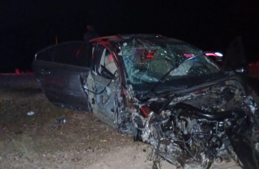 Head-On Crash Reported on B2 Road Near Arandis