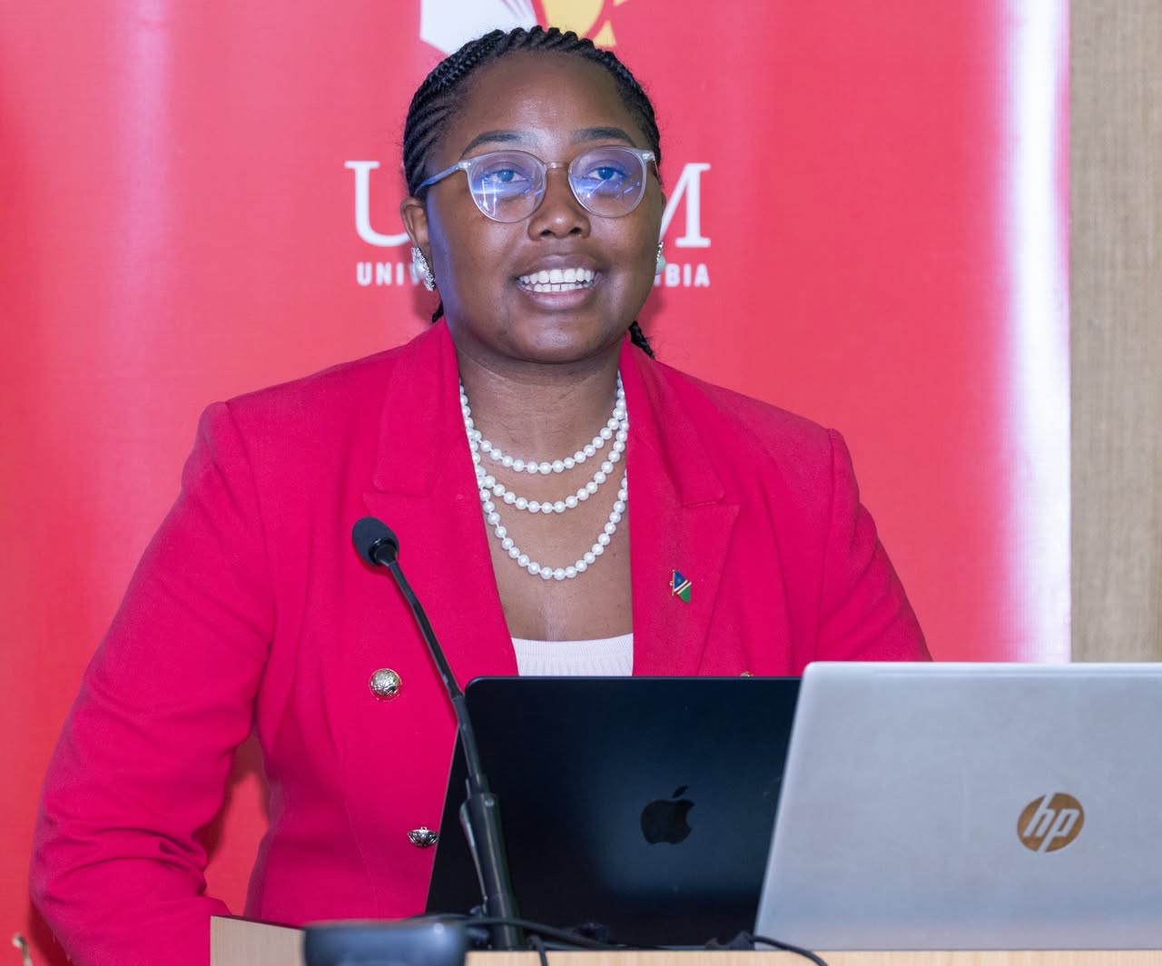 The Updated World 1 Minister of Information and Communications Technology Emma Theofelus