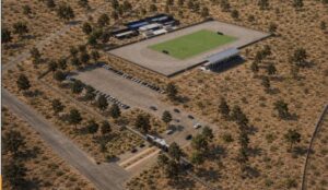 Nkurenkuru Sports Complex plan | Image from the proposal prepared by Kerii & Associates Architects Inc., Richard Frankle & Partners and Denchi Consulting Engineers