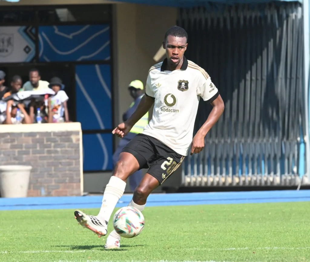 Moremo in action in Orlando Pirates FC vs African Stars FC