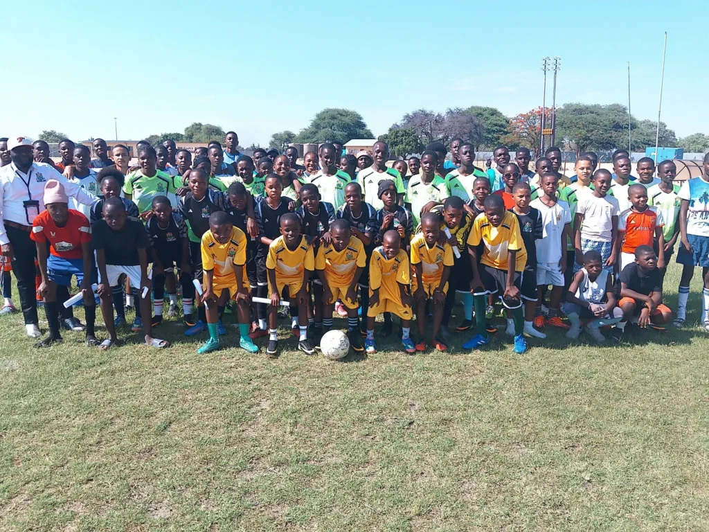 Hundreds Young Footballers attend Green World Soccer links trial in Rundu