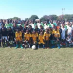 The Updated World 2 Hundreds Young Footballers attend Green World Soccer links trial in Rundu