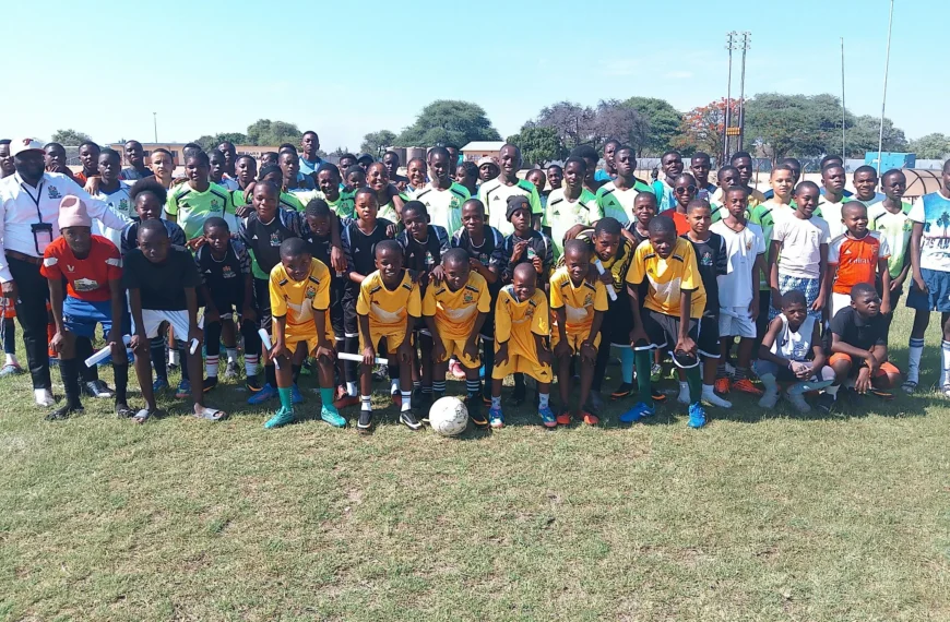 Hundreds Young Footballers attend Green World Soccer links trial in Rundu