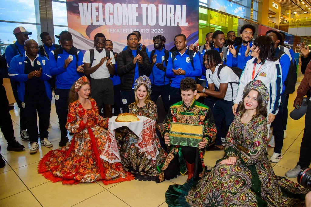 Brave Warriors Receive Warm Welcome in Russia Ahead of International Friendly 8 Namibia national team welcomed in Russia