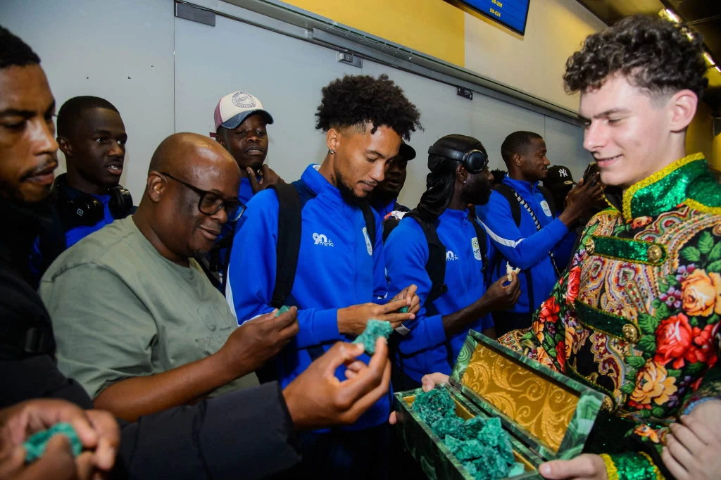 Brave Warriors Receive Warm Welcome in Russia Ahead of International Friendly 9 Namibia national team welcomed in Russia