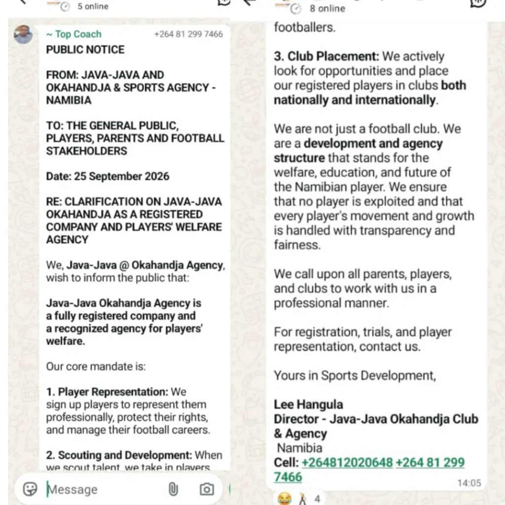 Rundu Chiefs FC New Signings Linked to Alleged NFA e-Connect Transfer Scandal in Erongo 14 Picsart 26 10 10 21 32 56 420