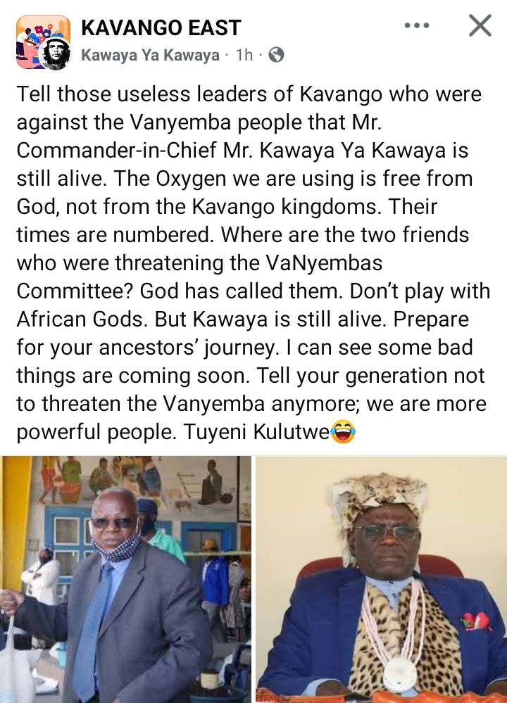 Kawaya ya Kawaya Facebook's post